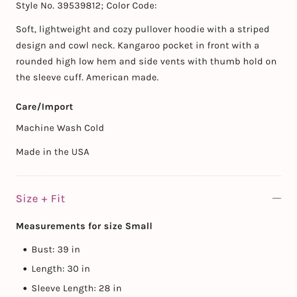 Free People Boho Striped Hoodie Tunic Pullover Small - Picture 3 of 7